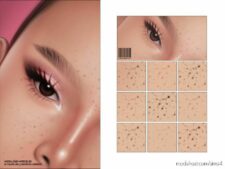 Sims 4 Makeup Mod: Details – HQ Freckles | N25 (Featured)