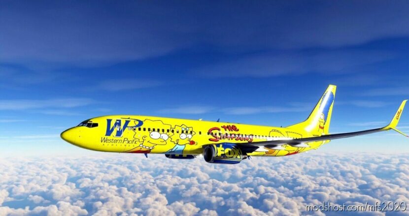 Western Pacific “THE Simpsons” 737-800 Scimitar Livery for Microsoft Flight Simulator 2020