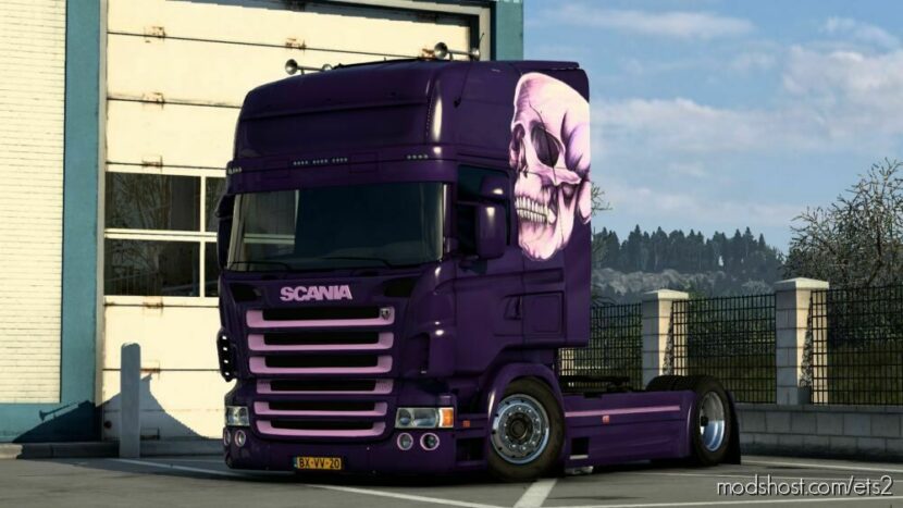 Purple Skull Scania 5S for Euro Truck Simulator 2