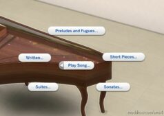 Sims 4 Mod: Harpsichord Skill (Image #2)