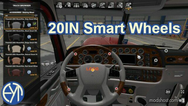 Smart 20IN Steering Wheels [1.46] for American Truck Simulator