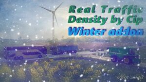Real Traffic Density Winter Addon for Euro Truck Simulator 2