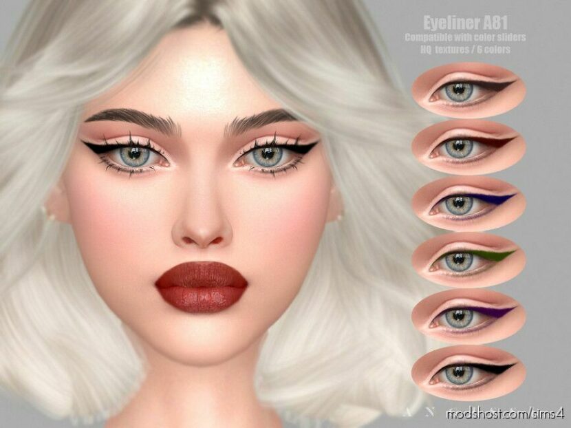 Eyeliner A81 for Sims 4