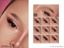 2D Eyelashes | N15 for Sims 4