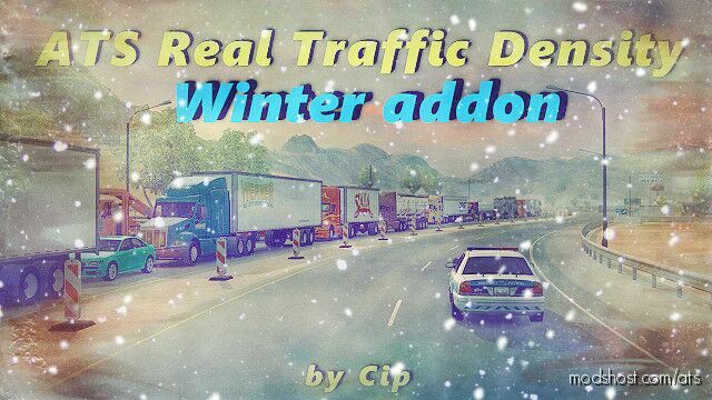 Real Traffic Density Winter for American Truck Simulator