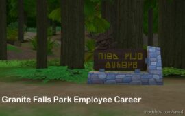 Granite Falls Park Employee for Sims 4