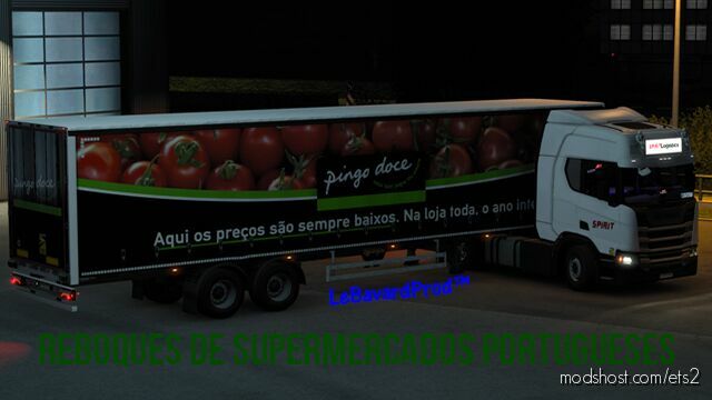 Trailers Portuguese Supermarket | Jameslebavard for Euro Truck Simulator 2