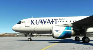 MSFS 2020 Fictional Livery Mod: Fenix A320 Kuwait Airways (Image #3)
