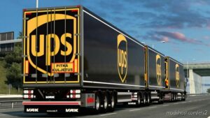 ETS2 Mod: Skin VAK Trailers UPS By Rodonitcho Mods 1.40-1.46 (Image #2)