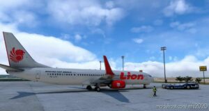 MSFS 2020 Livery Mod: Pmdg 737-900ER BW Lion AIR Pk-Lpy (Image #2)