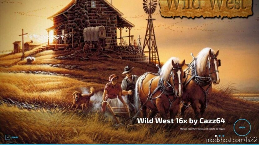 Wild West 16X V1.5 for Farming Simulator 22