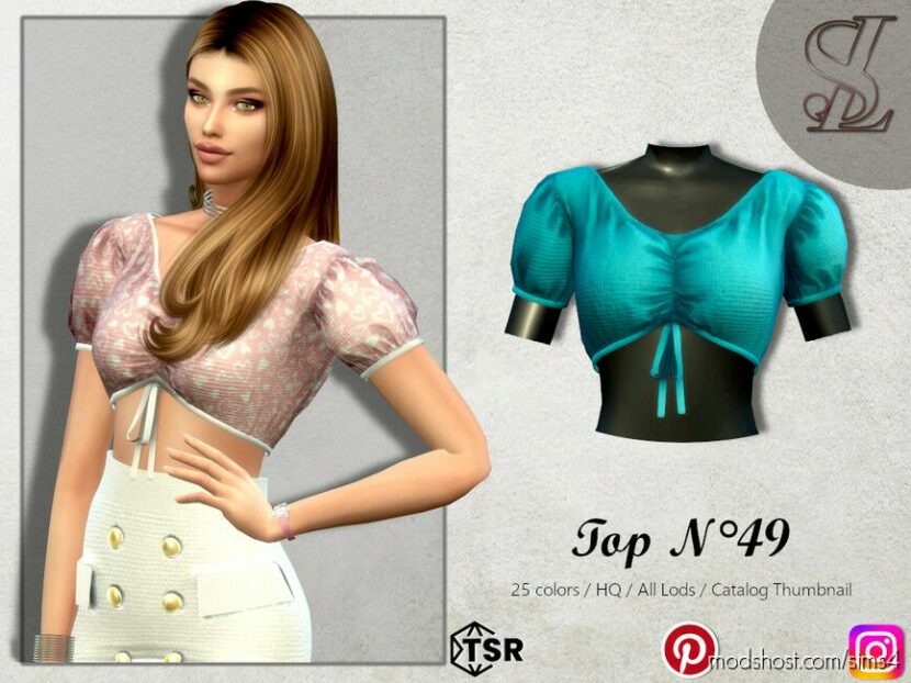 Sims 4 Elder Clothes Mod: Top #49 (Featured)