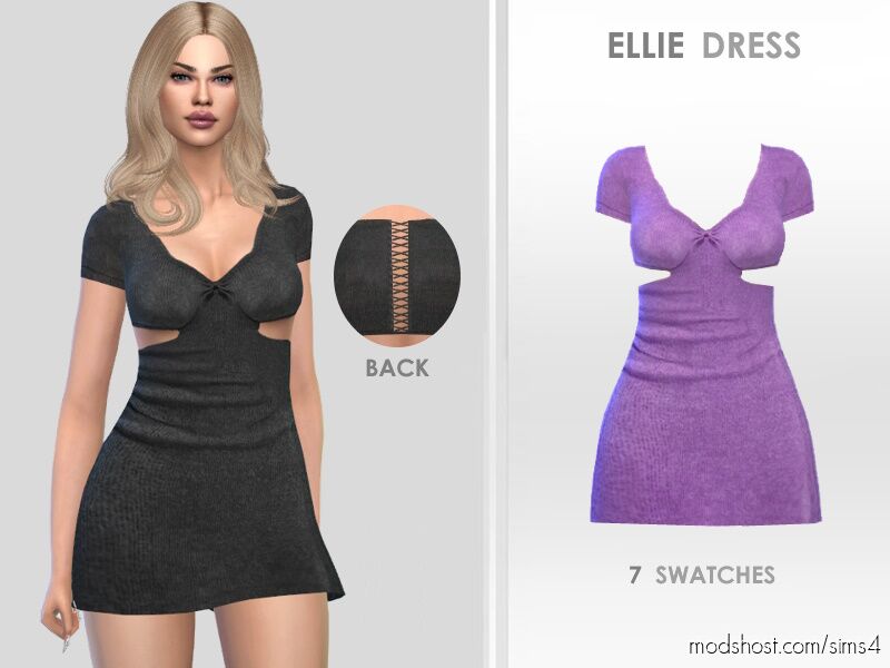 Ellie Dress for Sims 4