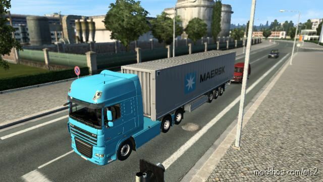 Maersk Truck And Trailer for Euro Truck Simulator 2