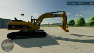 FS22 Caterpillar Forklift Mod: CAT 20 TON Excavator Pack (Featured)