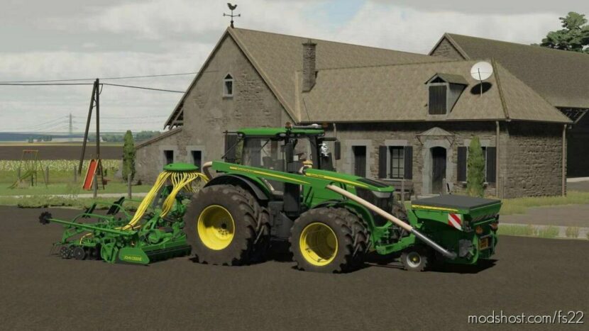 Seeder + Hopper John Deere for Farming Simulator 22