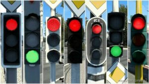 Different Lenses Of Traffic Lights for Euro Truck Simulator 2