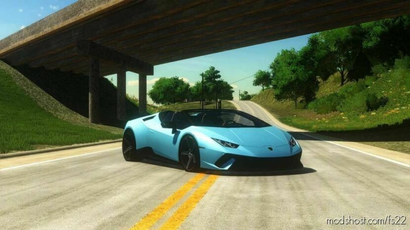 Lamborghini Huracan Spider for Farming Simulator 22