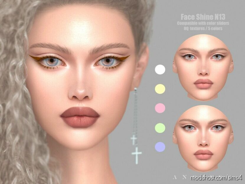 Face Shine N13 for Sims 4