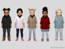 York Coat Jacket Toddler for Sims 4