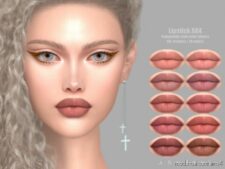 Sims 4 Female Makeup Mod: Lipstick A84 (Featured)