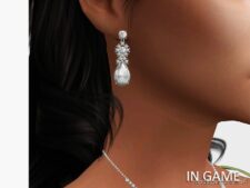 Sims 4 Adult Accessory Mod: Goddess Earrings (Image #2)