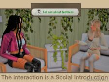 Deaf Trait (+Non-Verbal) for Sims 4