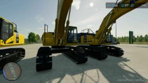 FS22 Komatsu Forklift Mod: 11 Large Excavators (Image #8)