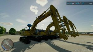 FS22 Komatsu Forklift Mod: 11 Large Excavators (Image #11)