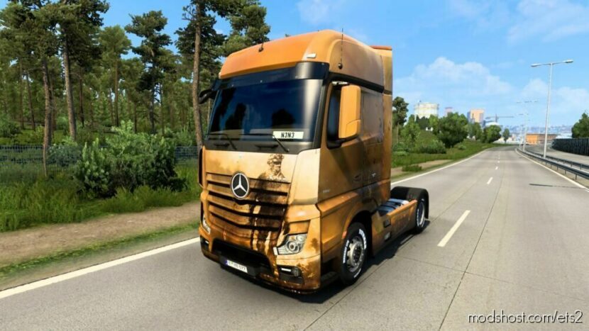 Call Of Duty Mercedes Actros NEW Skin [1.46] for Euro Truck Simulator 2