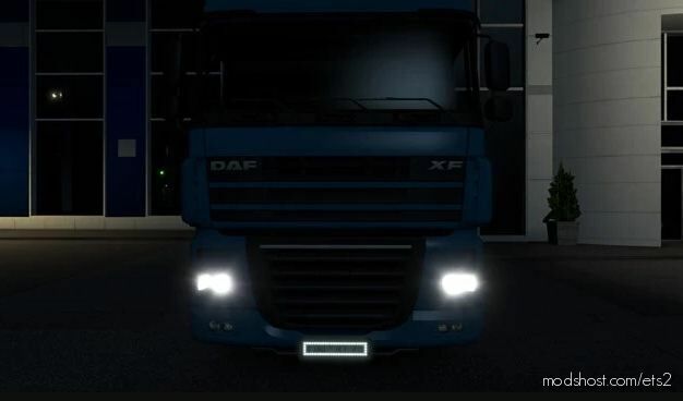 Illumination Front License Plate V1.1 for Euro Truck Simulator 2