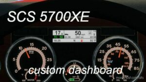 Western Star 5700XE Custom Dashboard V1.1 for American Truck Simulator