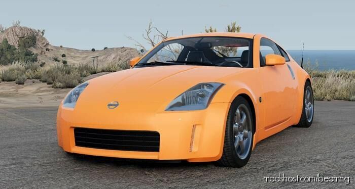 Nissan 350Z Yellow for BeamNG.drive