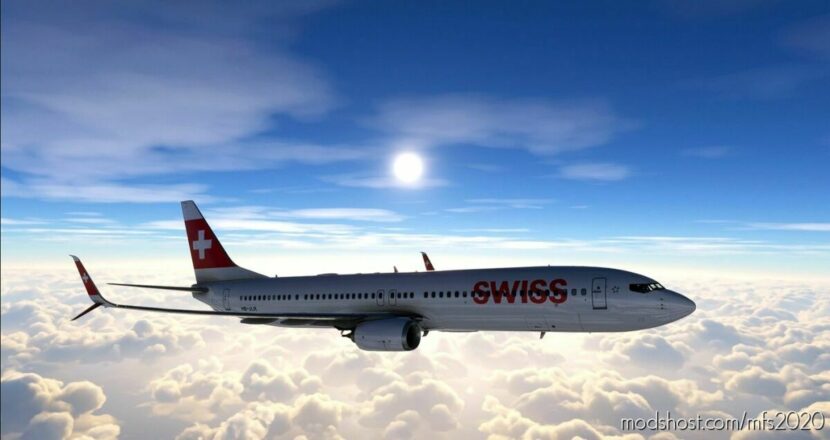 Swiss Pmdg 737-900ER Scimitar Livery for Microsoft Flight Simulator 2020
