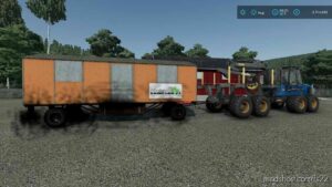 FS22 Trailer Mod: Forest Machine Maintenance Wagon (Image #3)