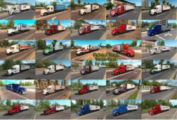 Painted Truck Traffic Pack By Jazzycat V5.8 for American Truck Simulator