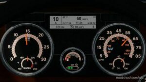 Western Star 5700XE Improved Dashboard v1.1 for American Truck Simulator