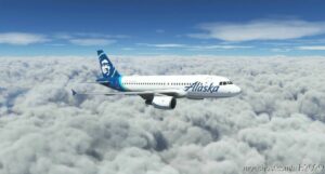 Alaska Airlines Fictional A319 Livery – 8K for Microsoft Flight Simulator 2020