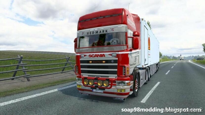 Scania 164L + Custom Trailer By Soap98 for Euro Truck Simulator 2