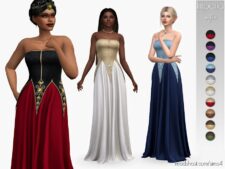Imperia Gown for Sims 4