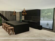 Sims 4 House Mod: XXL Modern Mansion No CC (Image #6)