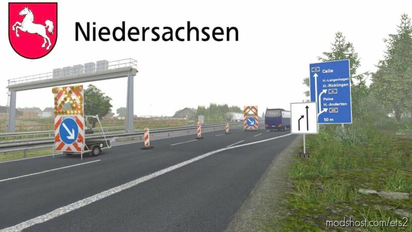 Niedersachsen Map [1.46] for Euro Truck Simulator 2