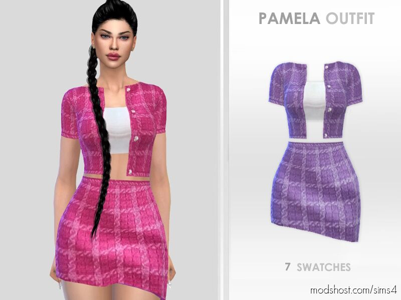 Pamela Outfit for Sims 4