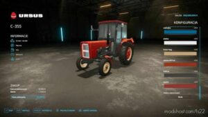 FS22 Ursus Tractor Mod: C355 / C355M / C360 V1.0.0.2 (Image #5)