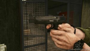 GTA 5 Weapon Mod: Smith & Wesson M&P9 Performance Center Ported (Image #5)