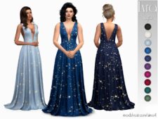 Lyra Gown for Sims 4
