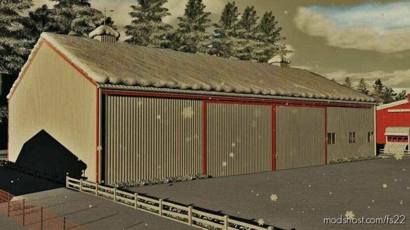 American Garage With Workshop for Farming Simulator 22