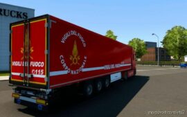 Krone Trailer Vigili DEL Fuoco for Euro Truck Simulator 2
