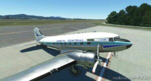 MSFS 2020 Douglas Livery Mod: DC-3 North Central N21728 Repaint Request (Image #2)