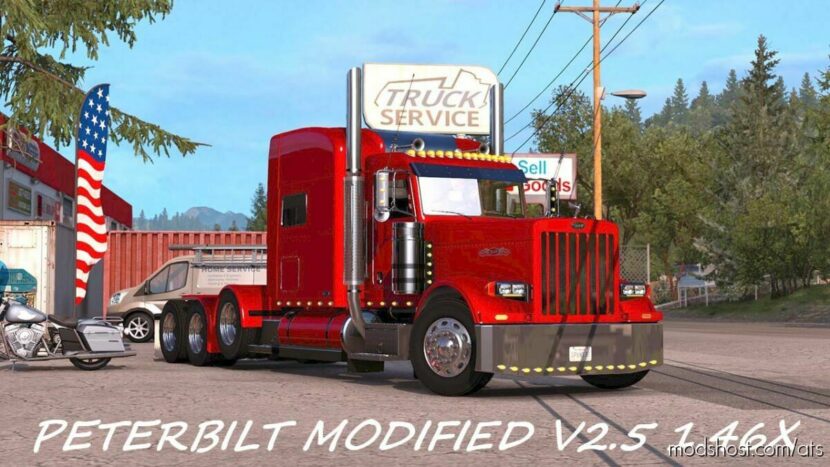 Modified Peterbilt 379/389 V2.5 for American Truck Simulator